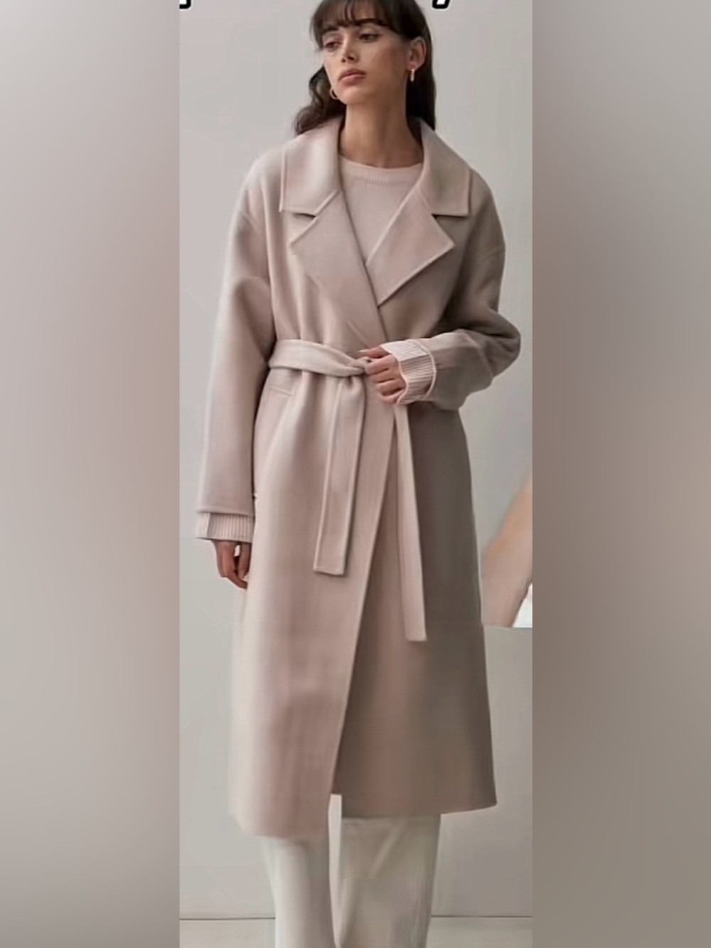 THE LONDON COAT - BONE